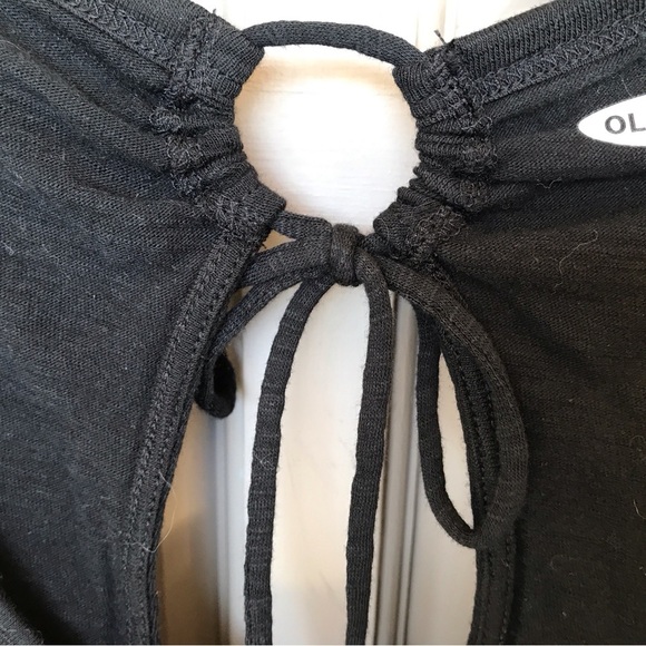 Old Navy Key Hole Back Tee Plus SzXXL New W Tags Black Sleeveless - Picture 2 of 4